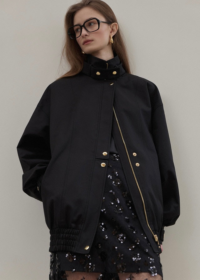 ELBORN | Rex Cotton Safari Jacket (Black)