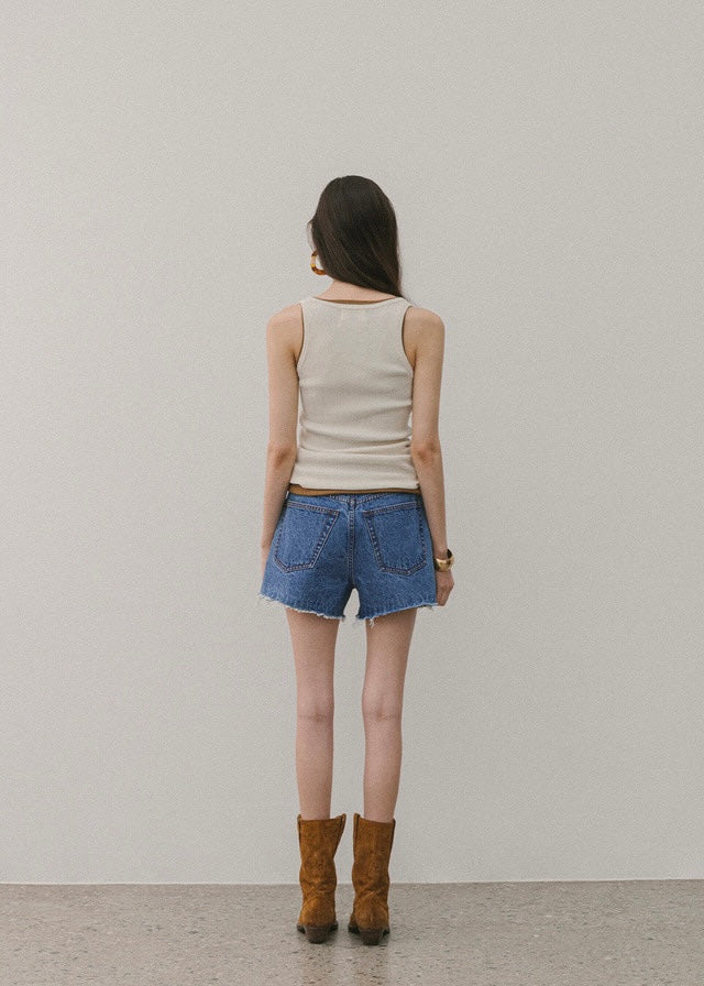 ELBORN | Tobin Classic Denim Shorts (Blue)