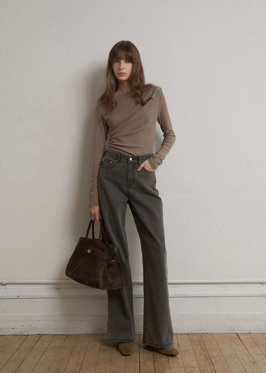 1ST | ELBORN | Leslie Drape Top (3 Colors)