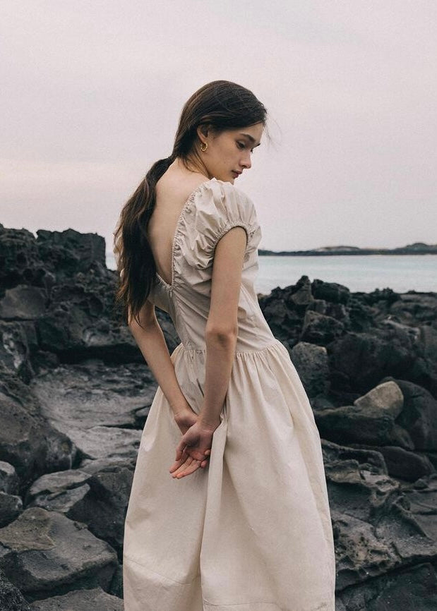 ELBORN | Jules Sleeveless Long Dress (Bleige)