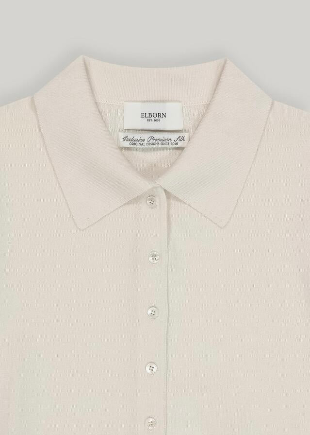 Elborn | Darby Silk Collar Knit (Cream)