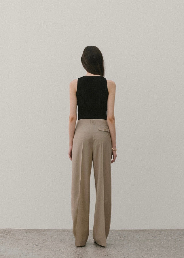 ELBORN | Marin Knit Vest Top (Black)
