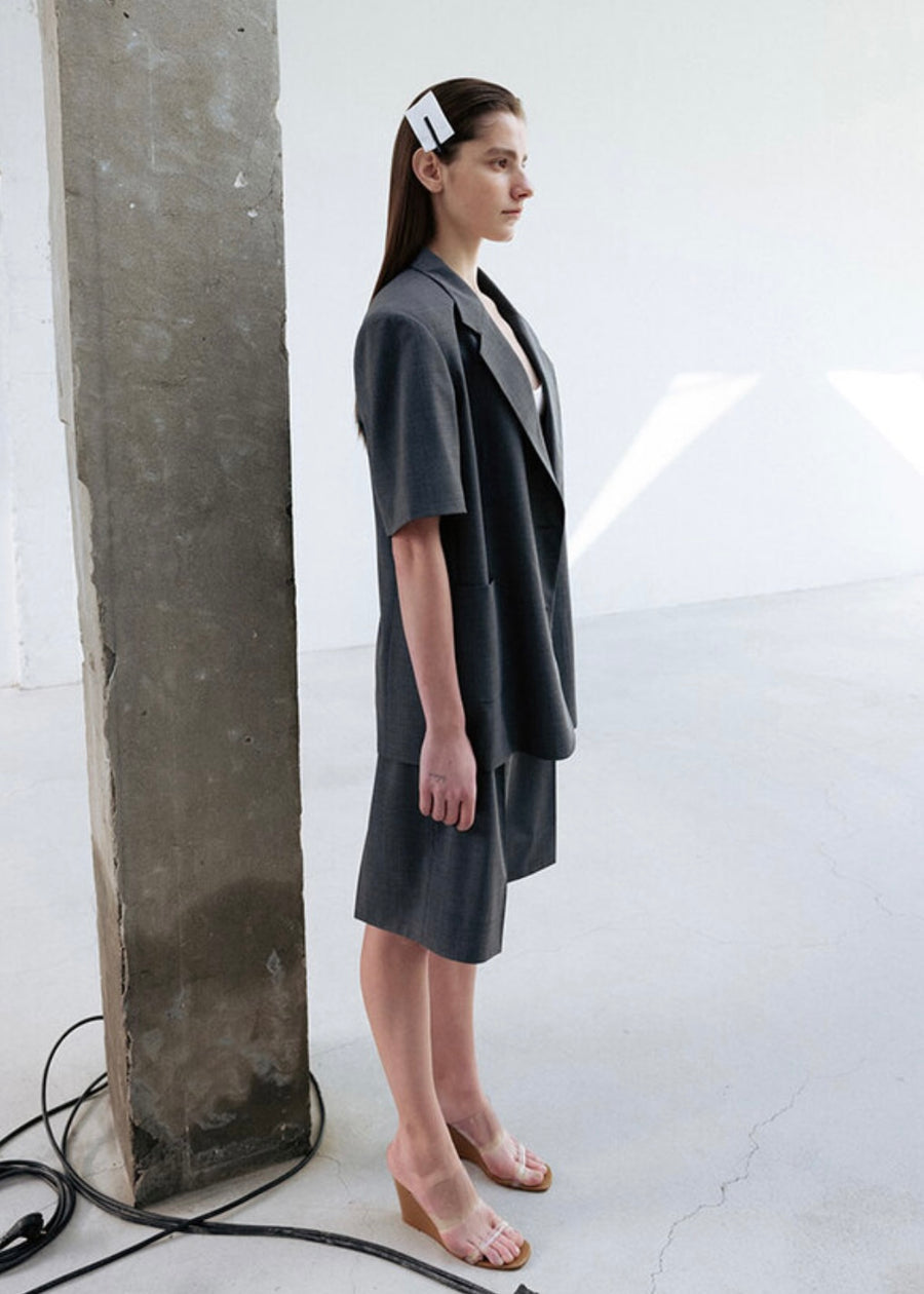 LEHA |  Harvey Oversized Short  Sleeve Blazer