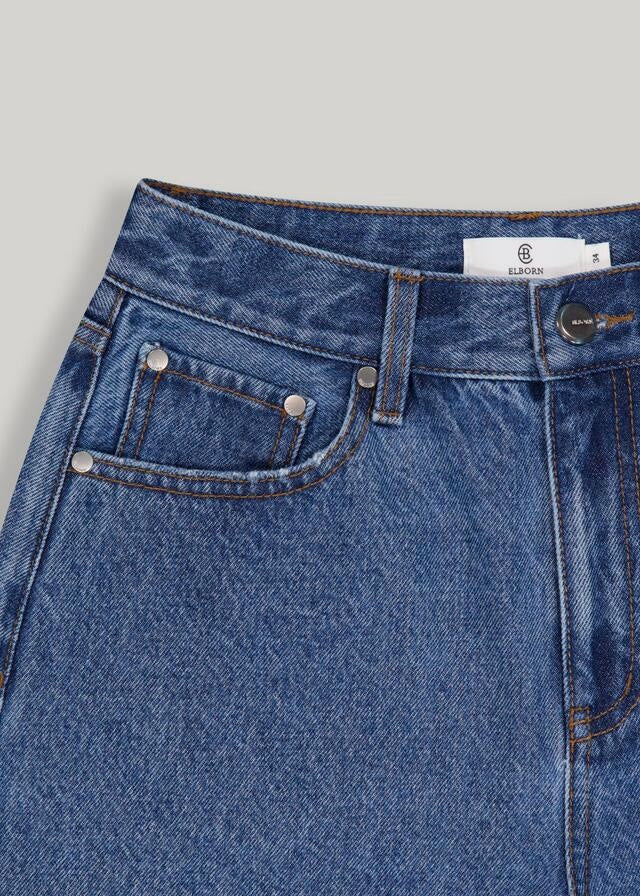 ELBORN | Tobin Classic Denim Shorts (Blue)