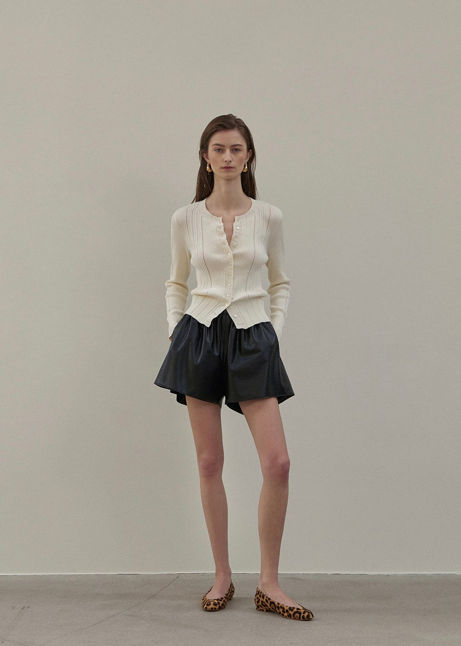 ELBORN | Cozel Leather Shorts (Black)