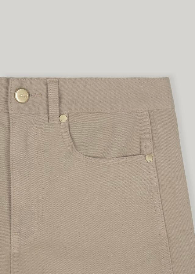Elborn | Thor Side Denim Pants (Beige)