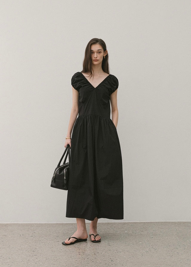ELBORN | Jules Sleeveless Long Dress (Black)
