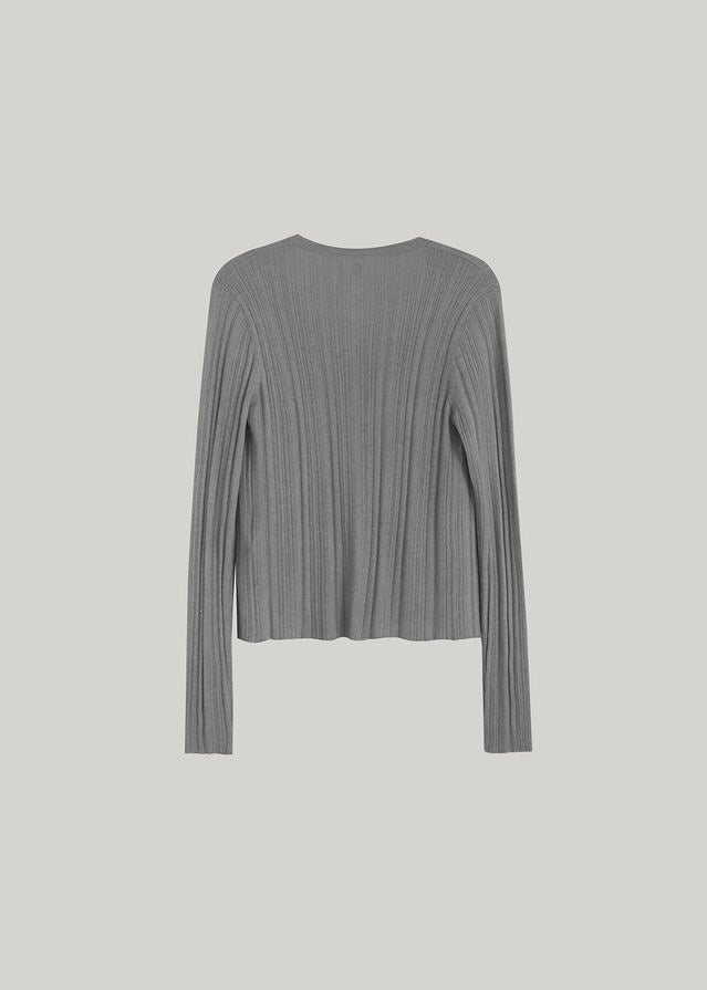 ELBORN | Stilla Knit Cardigan Set-up (Grey)