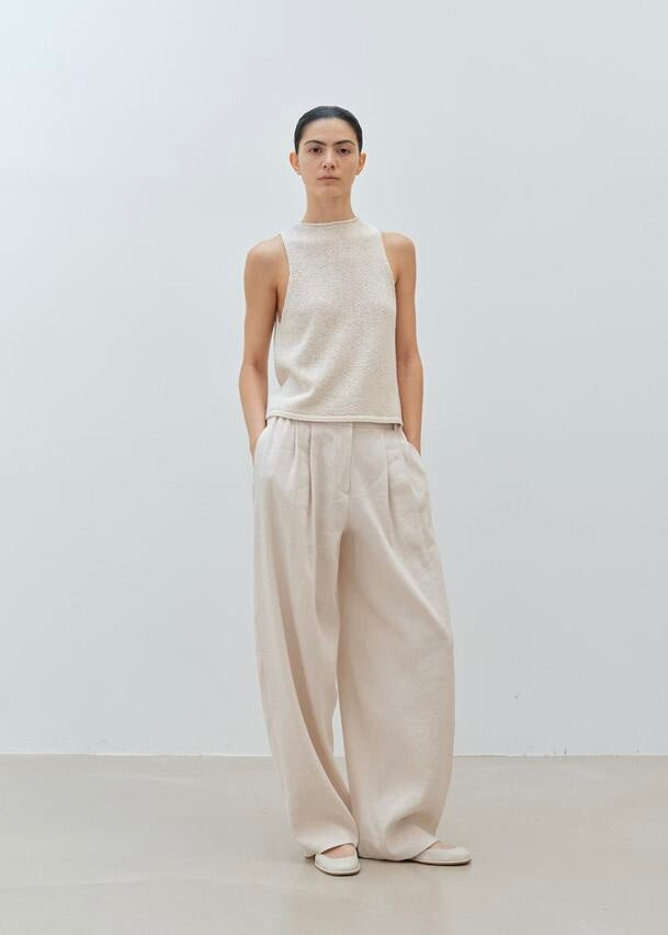 MOIA | Viscose Linen Pants (Ecru)