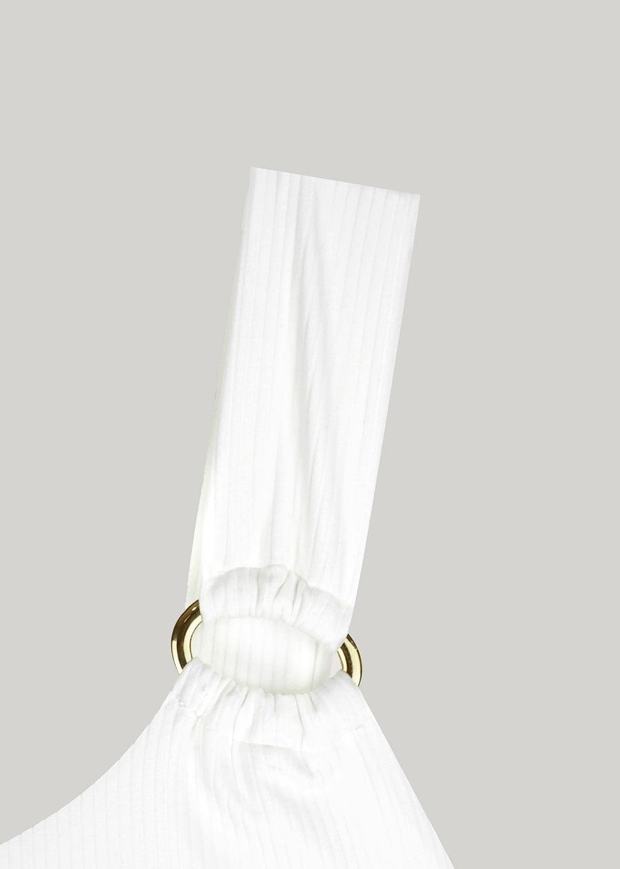 ELBORN | Sara One Shoulder Swim Suit (Ivory)