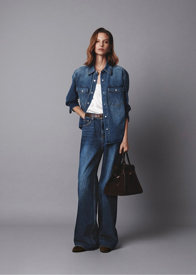 ELBORN | Claude Denim Shirt (Blue)