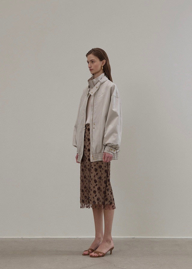 ELBORN | Rex Cotton Safari Jacket (Stone Beige)