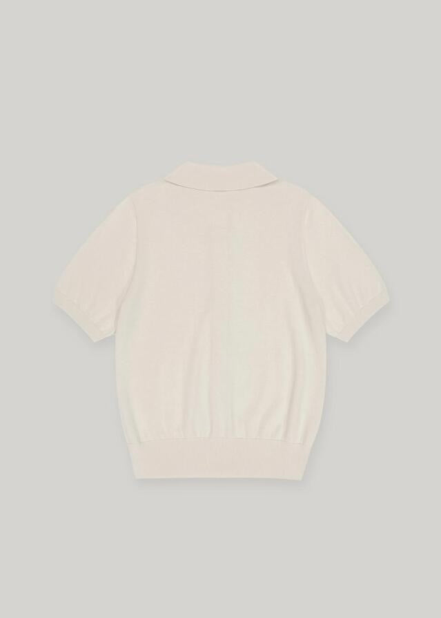 Elborn | Darby Silk Collar Knit (Cream)