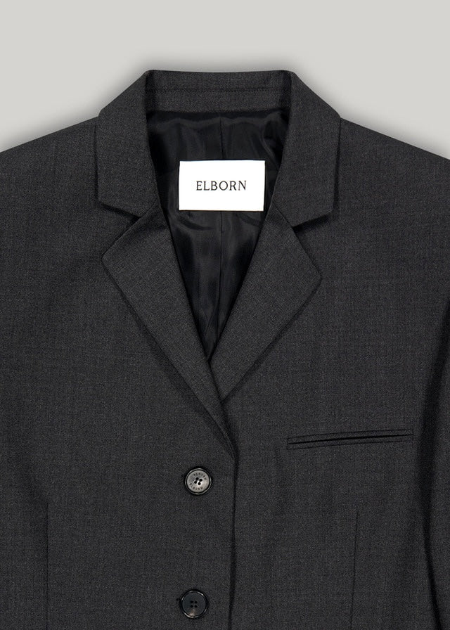 ELBORN | Dante Wool Single Jacket (Charcoal) Expected ship to 09/12/2025