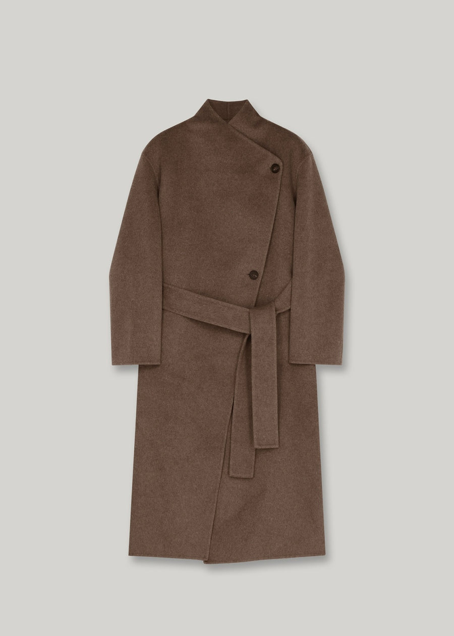 ELBORN | Tate Cashmere Hand-made Coat(Mocha)