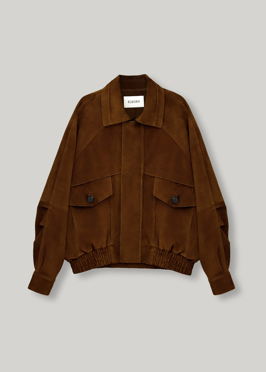ELBORN | Lumen Suede Jacket (Brown)