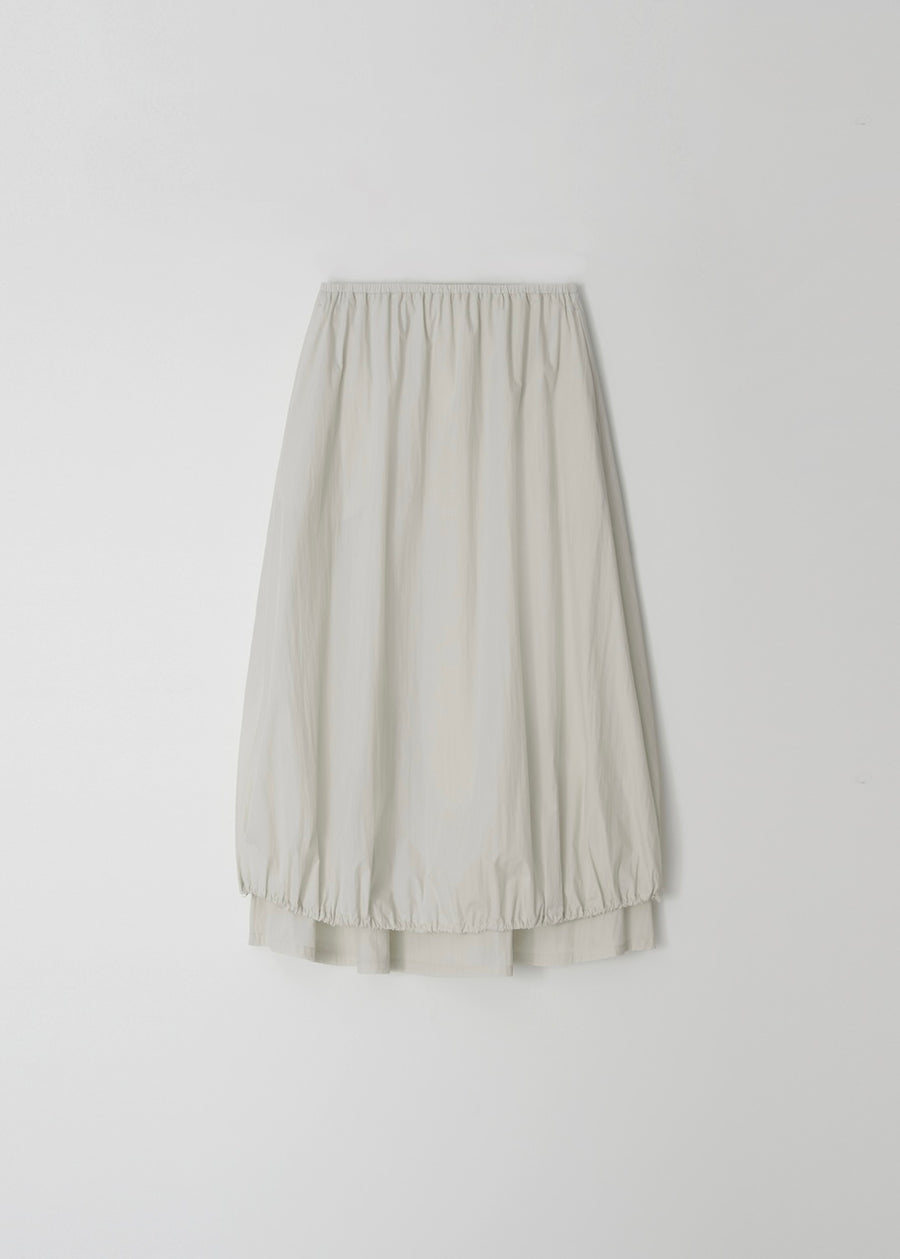 MOIA | String Double Skirt (Ecru)