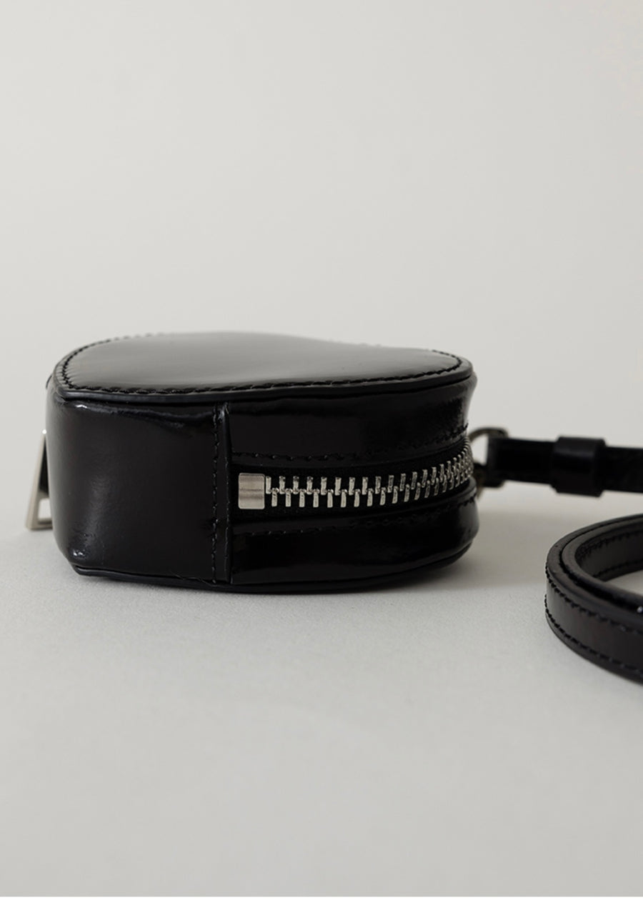 LEHA | Heart Leather Charm Bag (2 Colors)