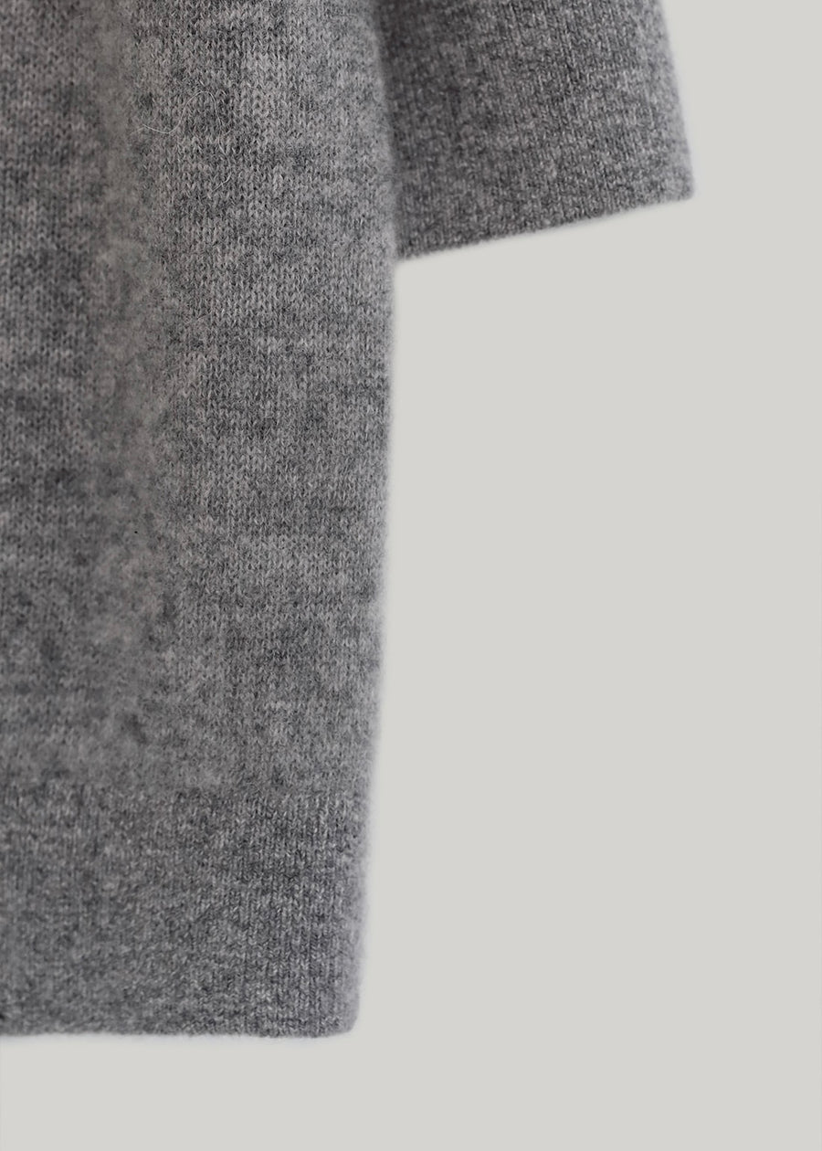 Elborn | Eti Cashmere Sweater (Grey)
