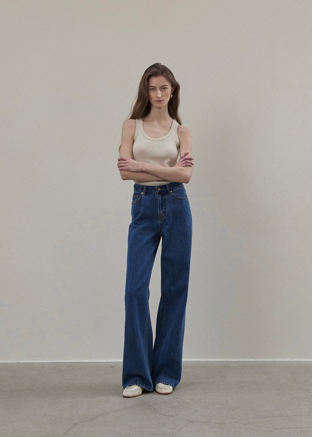 [3rd] ELBORN | Apollo Wide Denim Pants (Deep Blue) Expected ship to 05/09/2025