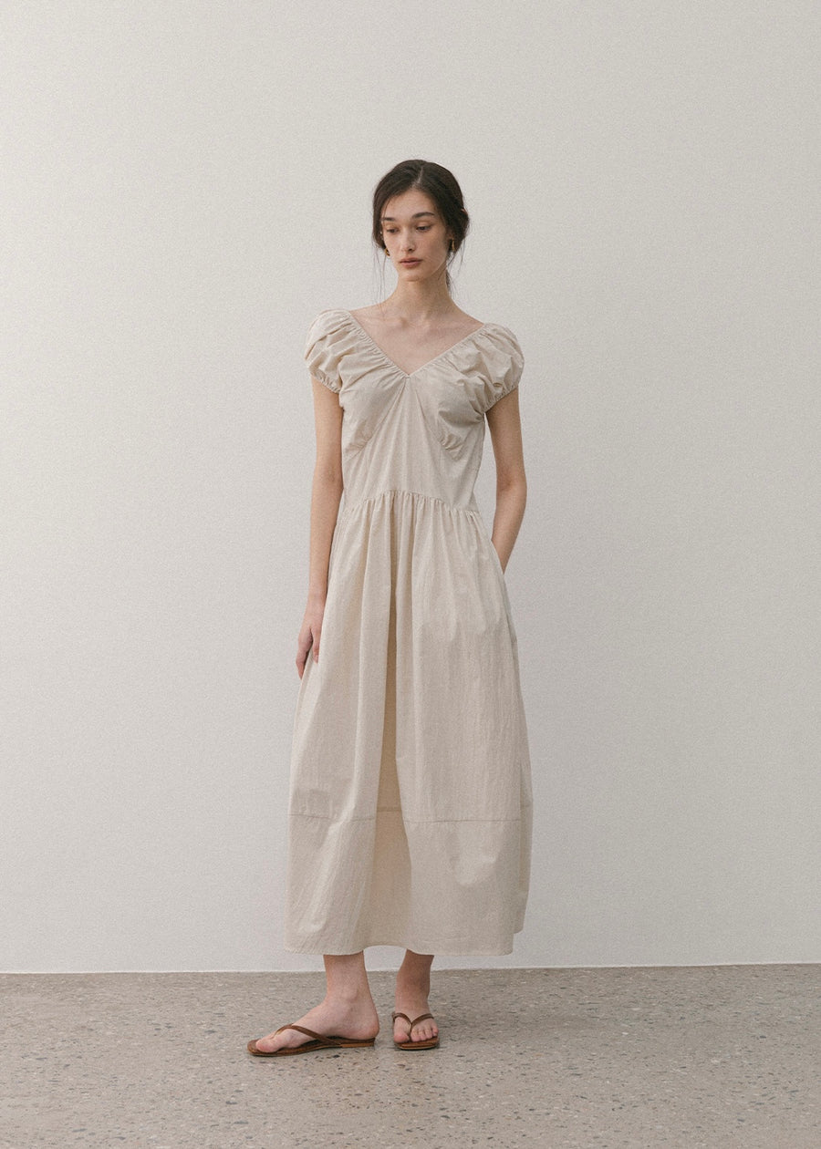 ELBORN | Jules Sleeveless Long Dress (Bleige)