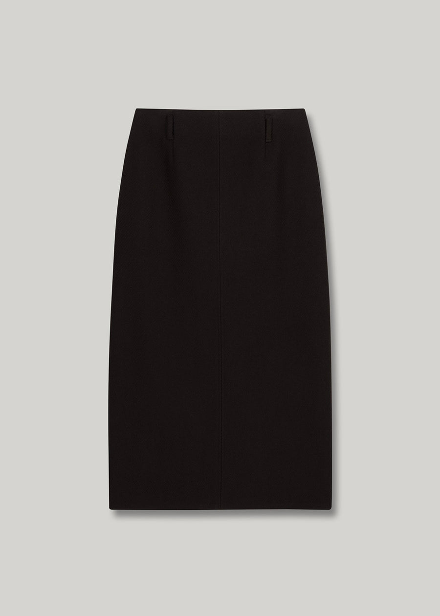 ELBORN | Bellissa Wool Long Skirt (Brown) Expected ship to 11/28/2025