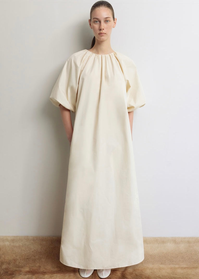 LEHA | Hart  Gathered Dress (Ecru)
