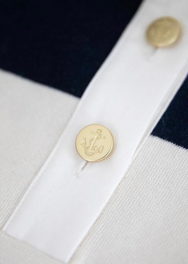 ELBORN | Kenny Stripe Rugby Shirts (Navy)