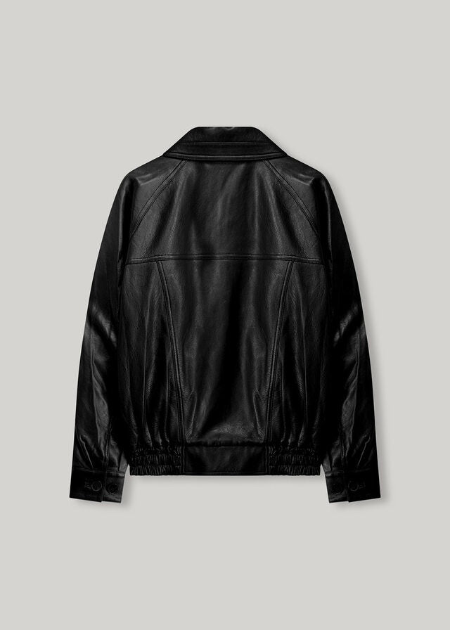 2ND ELBORN | Lumen Leather Jacket (Black) Expected ship to 09/12/2025