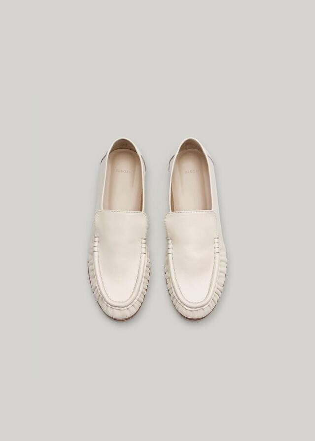 ELBORN | Mateo Leather Loafer (Ivory)