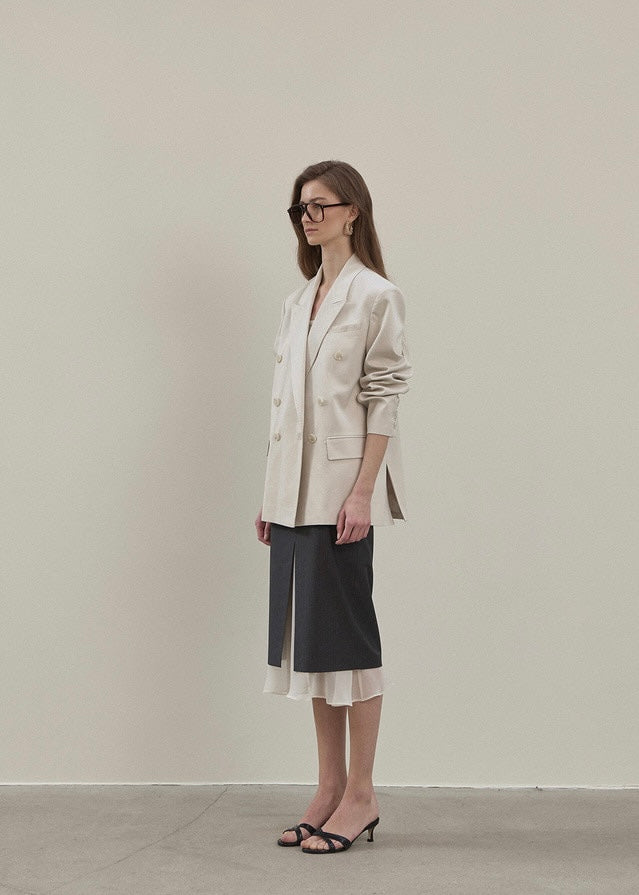 ELBORN | Jude Double Cotton Jacket (Stone)