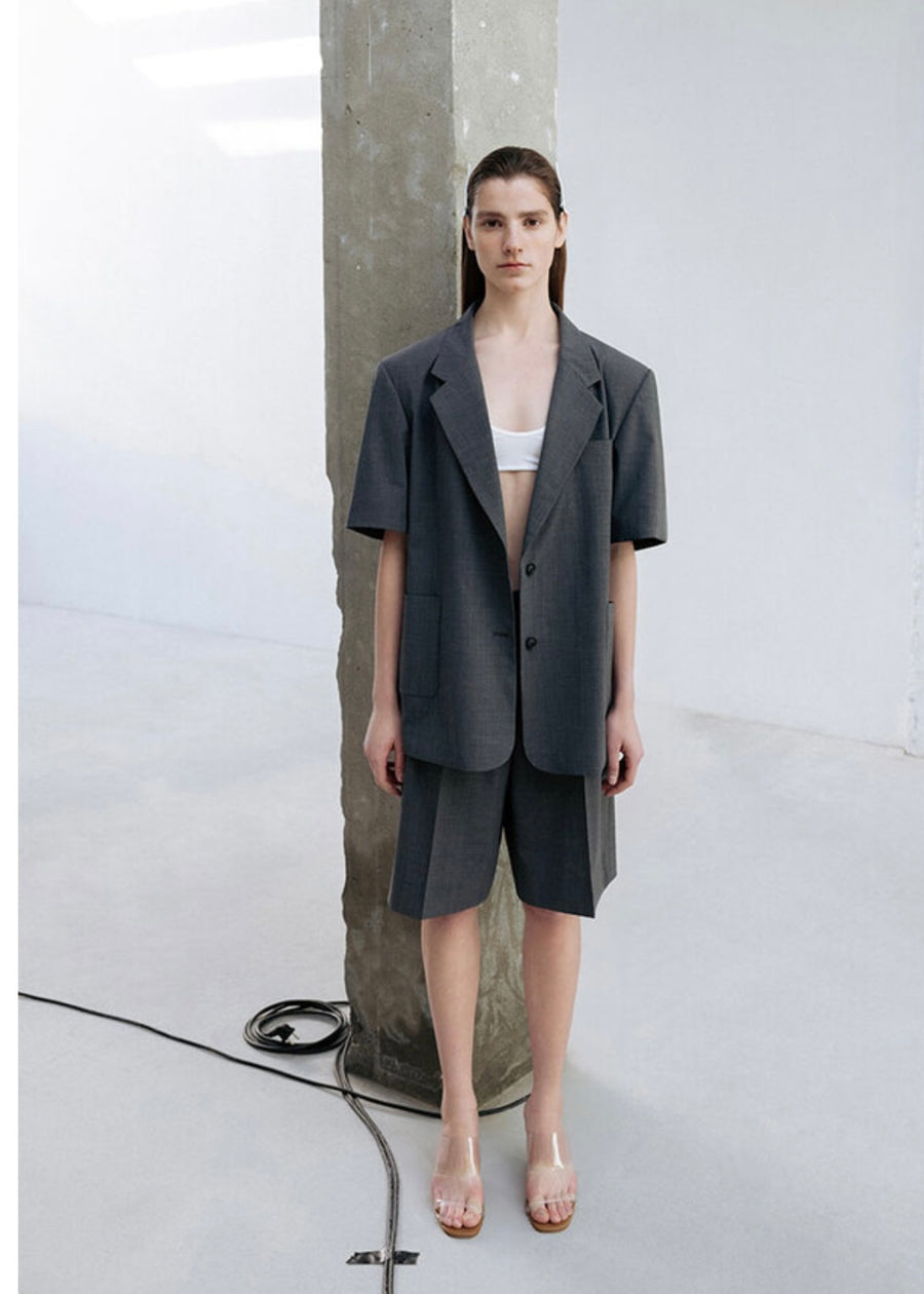 LEHA |  Harvey Oversized Short  Sleeve Blazer