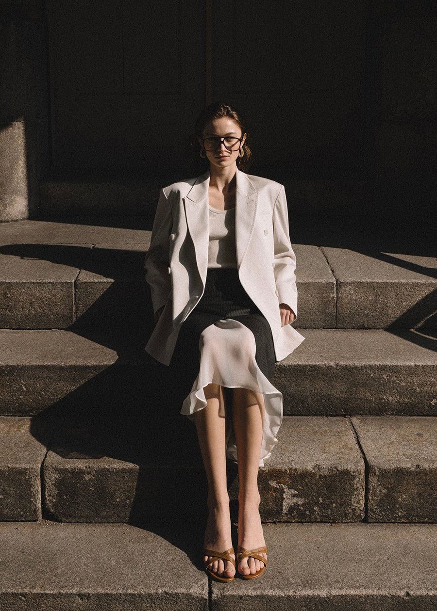 ELBORN | Jude Double Cotton Jacket (Stone)