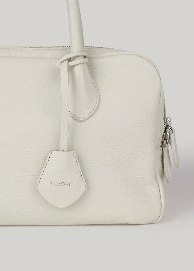 ELBORN | [LIMITED] Bonner Square Leather Bag (White) Expected ship to 05/16/2025
