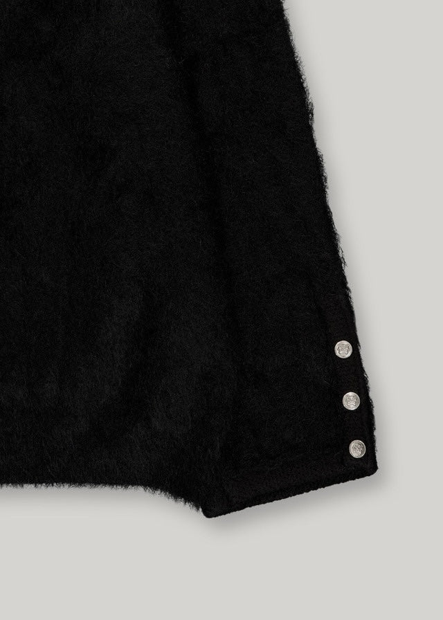 Elborn | Mond Mohair Knit Jacket (Black)