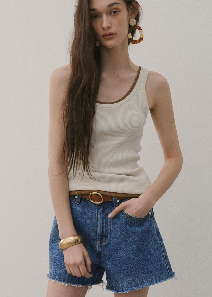 ELBORN | Tobin Classic Denim Shorts (Blue)