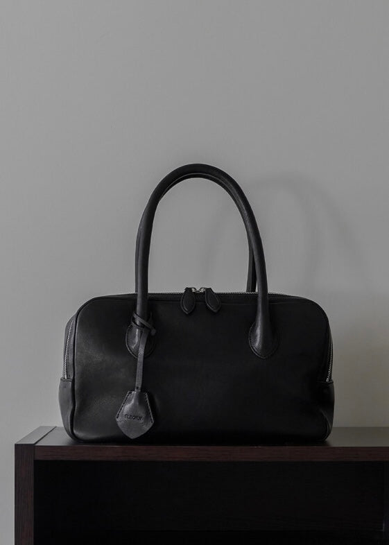 ELBORN | Bonner Square Leather Bag (Black) Expected ship to 06/13/2025
