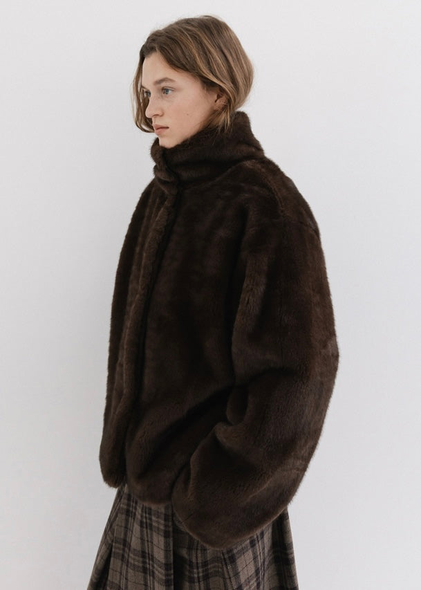 MOIA | 2Way Fur Coat (Brown) Expected ship to 12/12/2025