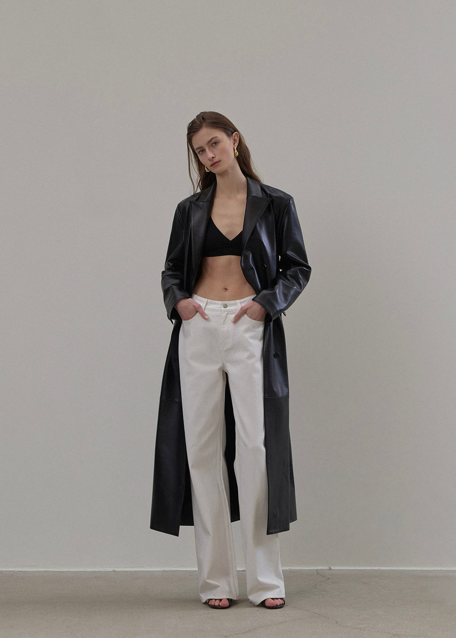 [2nd] ELBORN | Apollo Wide Denim Pants (White) Expected ship to 05/16/2025)