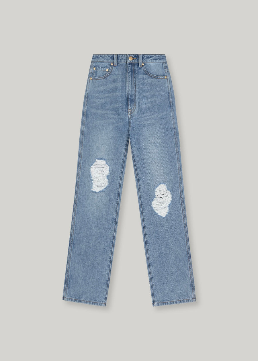 Elborn| Rad Destroyed Denim Pants (Blue) Expected ship to 05/09/2025