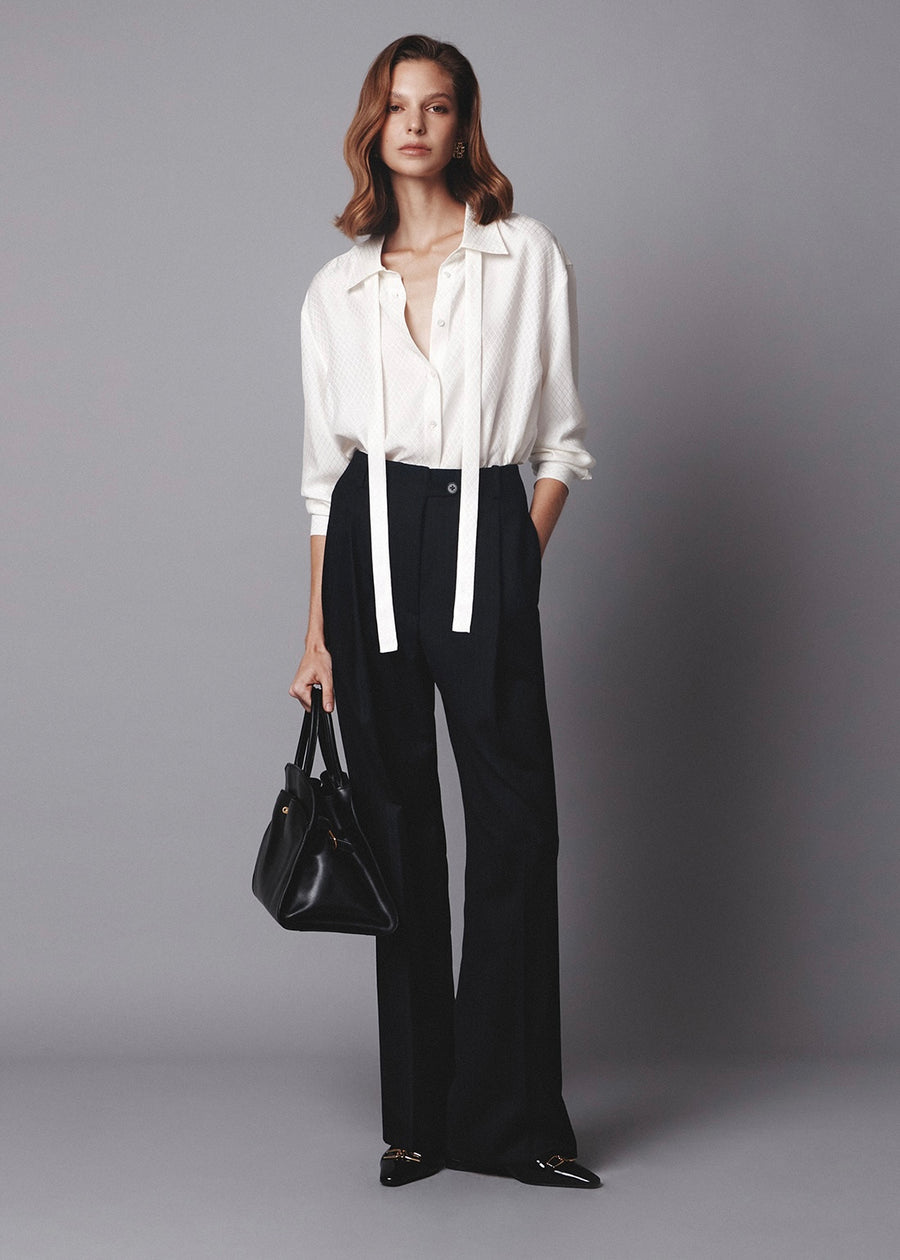 5TH-ELBORN | Momet Leather Tote Bag (Black Leather) Expected ship to 12/12/2025