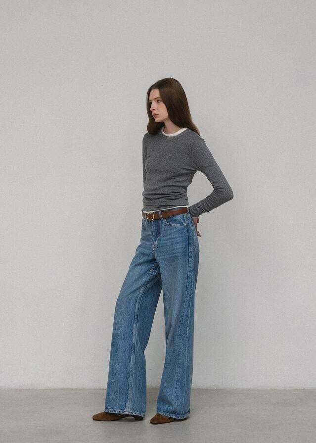 [3rd] ELBORN | Apollo Wide Denim Pants (Blue) Expected ship to 05/09/2025