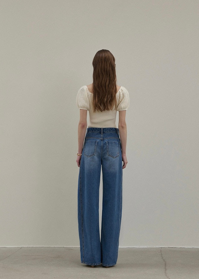 ELBORN | Thor Side Denim Pants (Blue)