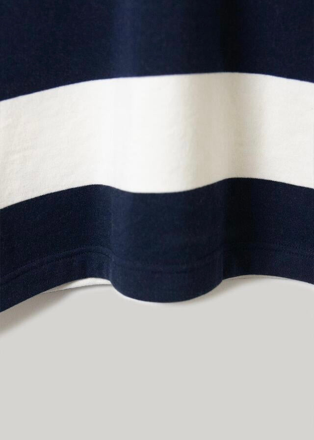 ELBORN | Kenny Stripe Rugby Shirts (Navy)