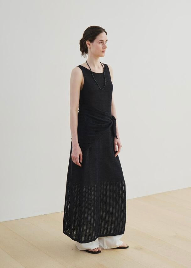MOIA  | Carpel Knit Dress (Navy) Expected ship to 06/20/2025
