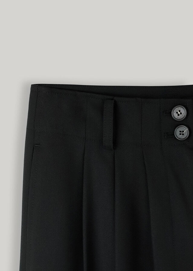 ELBORN | Verso Wool Slacks (Black)