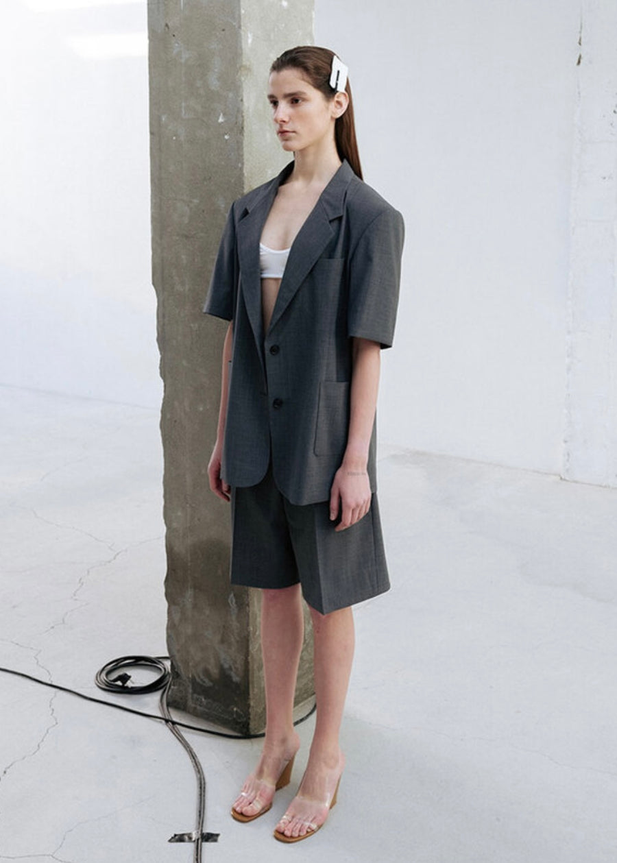 LEHA |  Harvey Oversized Short  Sleeve Blazer