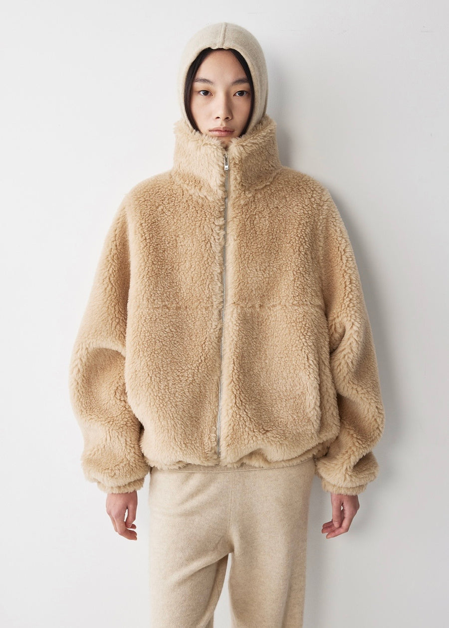 ジャケット・アウター roughlow jacket beige R2W | Falco Oversized Wool Slik Jacket (Beige) – YEAR END