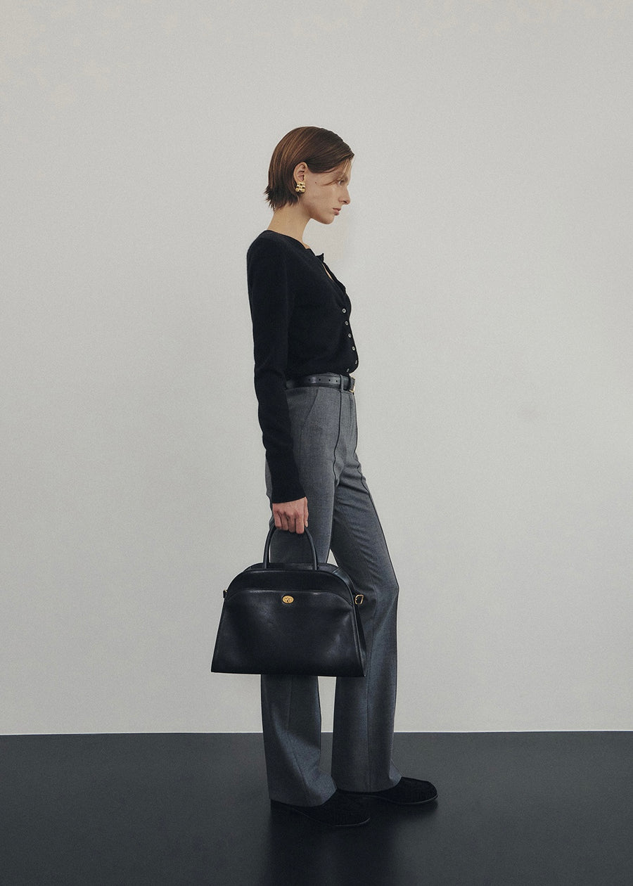ELBORN | Harvey Cashmere Silk Cardigan (Black)