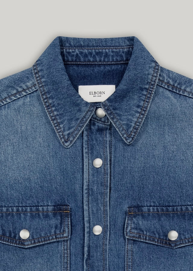 ELBORN | Claude Denim Shirt (Blue)